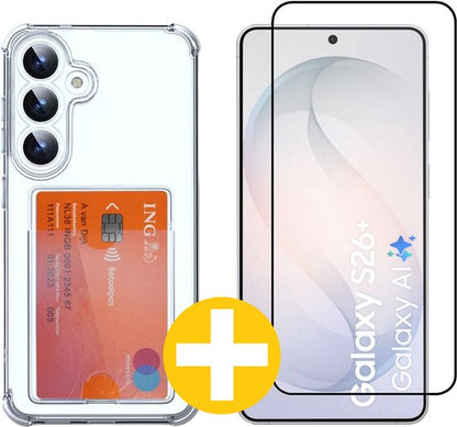 Lennexo pashouder hoesje voor Samsung S26+