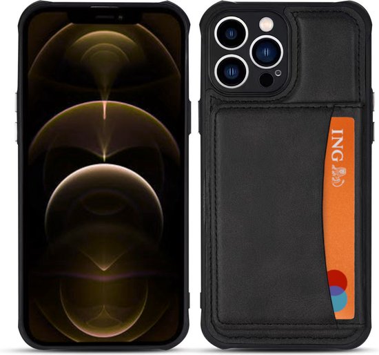 Armordrop iPhone 12 Pro Max hoesje met pasjeshouder