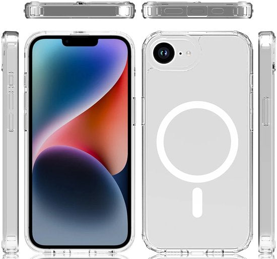 Lennexo iPhone 16e siliconen magnetisch hoesje