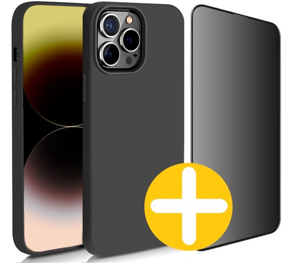 iPhone 14 Pro Max privacy hoesje en screenprotector