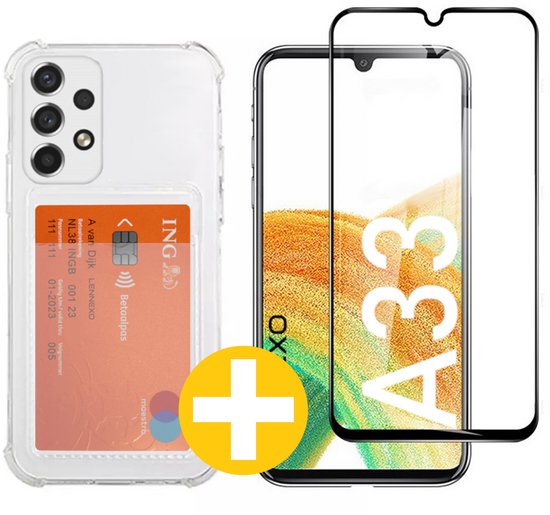 Lennexo pashouder hoesje voor Samsung A33