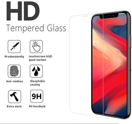 Anti-shock hoesje en screenprotector voor iPhone X/XS/10
