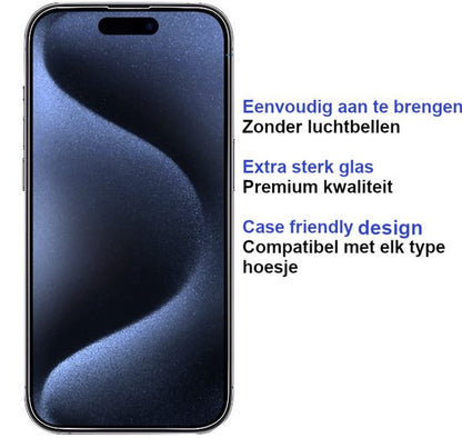 ArmorDrop Full Guard Screenprotector voor iPhone 16 Plus