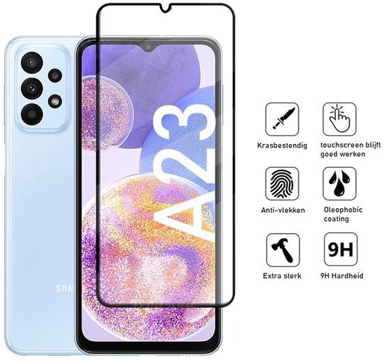 Lennexo hoesje en screenprotector voor Samsung A23