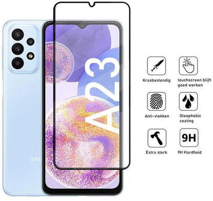 Lennexo hoesje en screenprotector voor Samsung A23