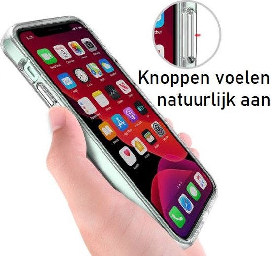 Lennexo transparant hoesje voor iPhone 12 Mini