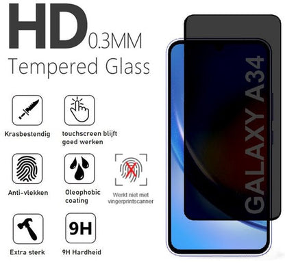 Lennexo pashouder hoesje voor Samsung Galaxy A34