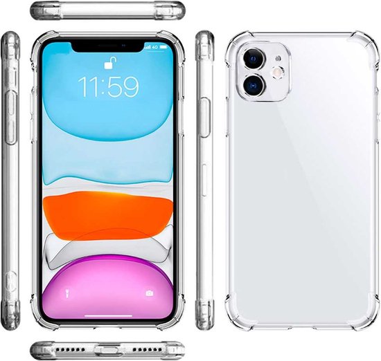Lennexo iPhone 13 schokbestendig telefoonhoesje