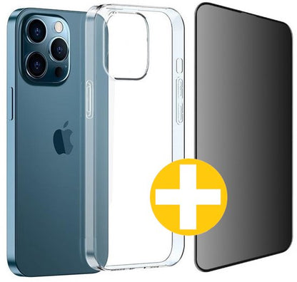 iPhone 13 Pro Max hoesje met privacy screenprotector