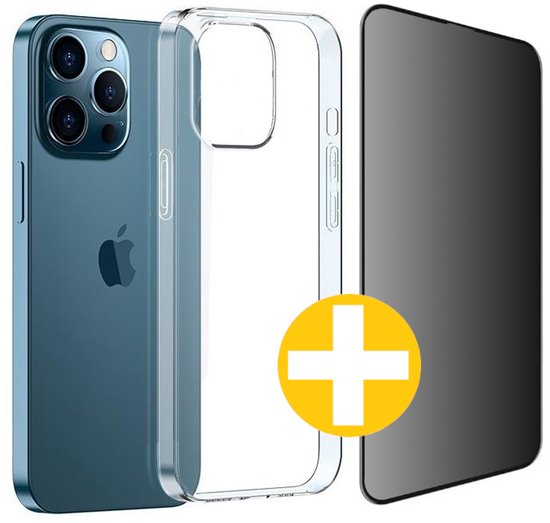 iPhone 13 Pro hoesje en privacy screenprotector