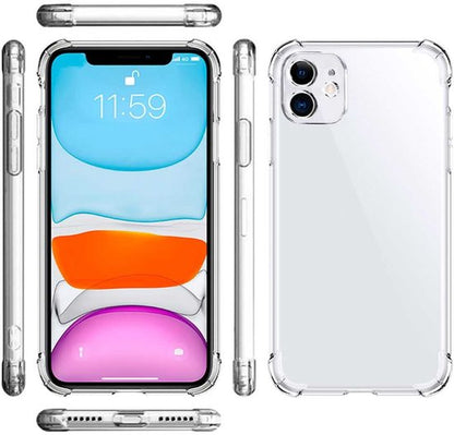 Lennexo iPhone 11 schokbestendige hoesje set