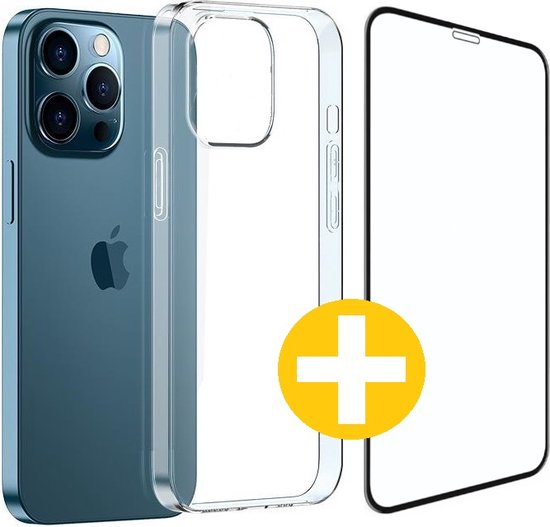 iPhone 13 Pro siliconen hoesje met screenprotector