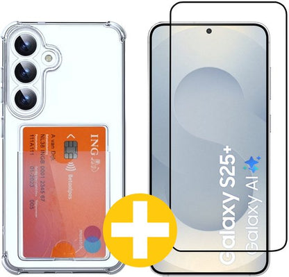 Lennexo pashouder hoesje voor Samsung S25+