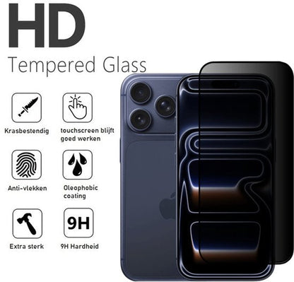 Lennexo Privacy screenprotector iPhone 15 Pro
