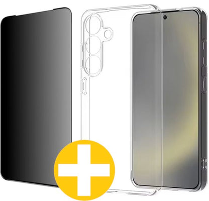 Samsung S23 FE siliconen hoesje en privacy screenprotector