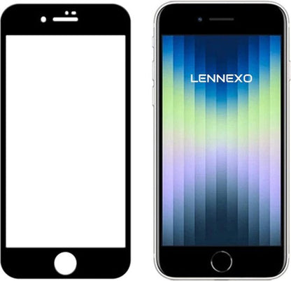 Lennexo Full Cover screenprotector voor iPhone SE/8/7