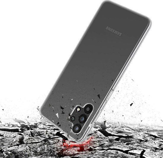 Lennexo transparant siliconen hoesje voor Samsung Galaxy A32 5G