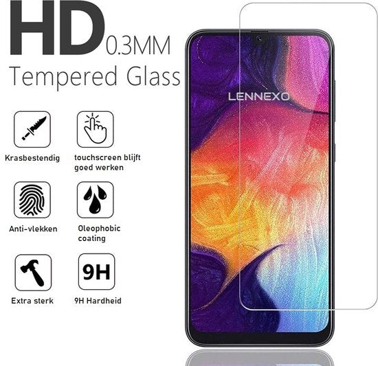 Lennexo hoesje en screenprotector voor Samsung Galaxy A52