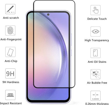 Lennexo Full Cover screenprotector voor Samsung Galaxy A54
