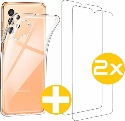 Lennexo hoesje en screenprotector voor Samsung Galaxy A13