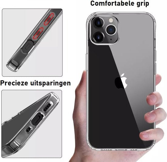 Lennexo transparant hoesje voor iPhone 16 Pro