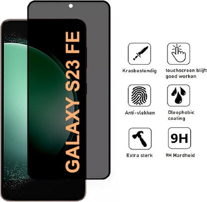 Lennexo Privacy screenprotector voor Samsung Galaxy S23 FE