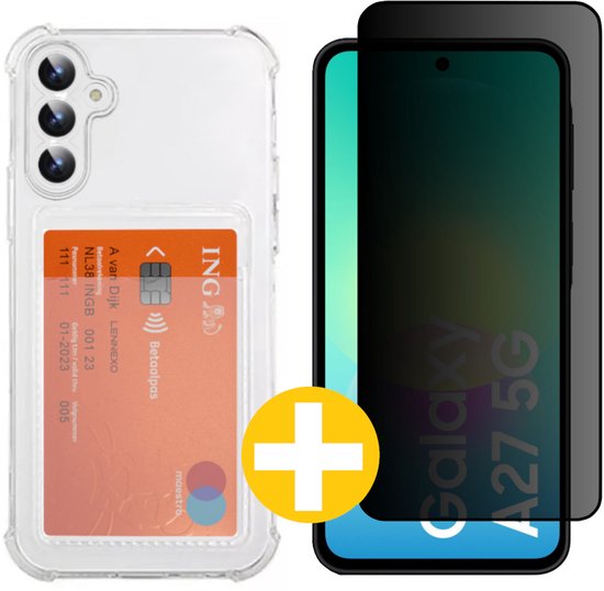 Lennexo pashouder hoesje Samsung A27