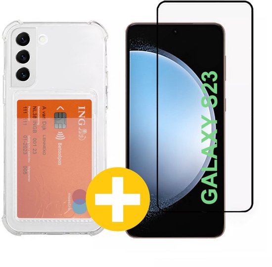 Lennexo pashouder hoesje voor Samsung S23