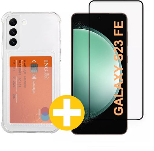 Lennexo pashouder hoesje voor Samsung S23 FE