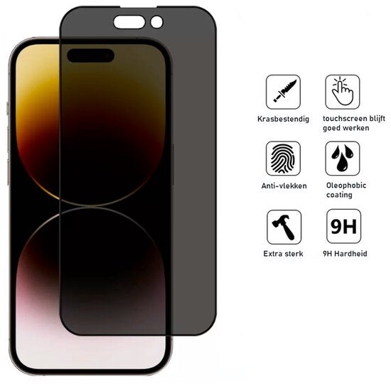 Lennexo privacy screenprotector iPhone 14 Pro Max