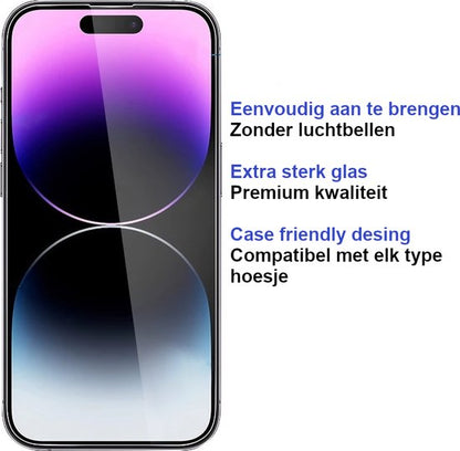 Armordrop iPhone 14 Pro glazen screenprotector