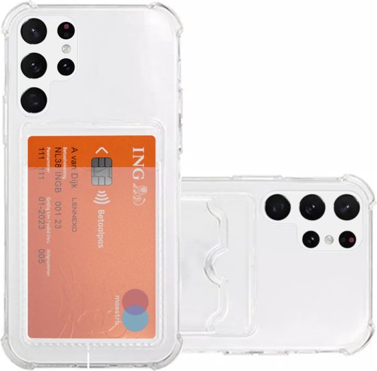 Lennexo shockproof hoesje met pashouder
