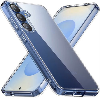 Samsung S25+ transparant hoesje met privacy glas