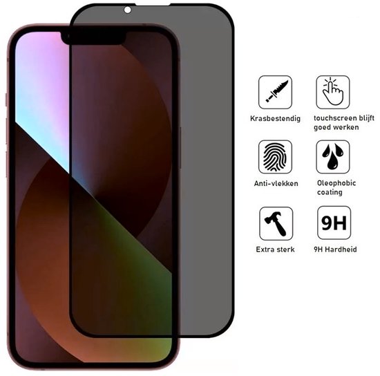 Lennexo Privacy Screenprotector iPhone 14 Plus 4-Pack