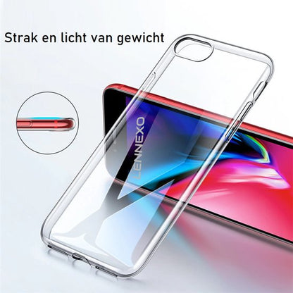 Lennexo transparant siliconen hoesje voor iPhone SE/8/7
