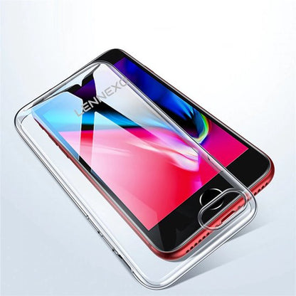 Lennexo iPhone SE hoesje en screenprotector combi