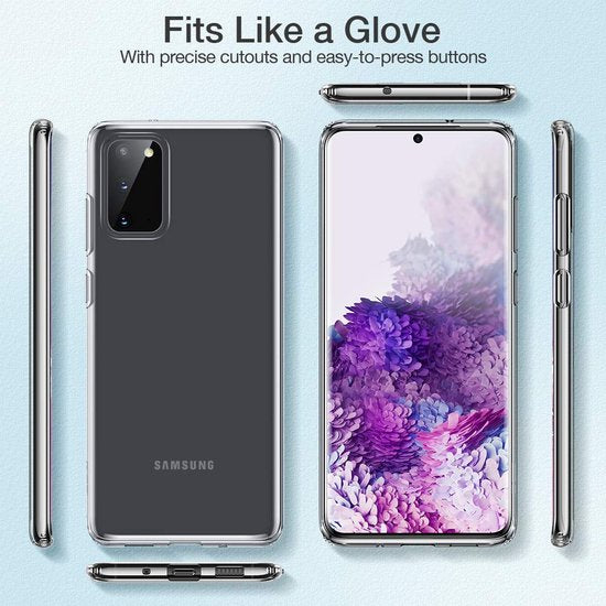 Lennexo transparant hoesje voor Samsung Galaxy S20 Plus