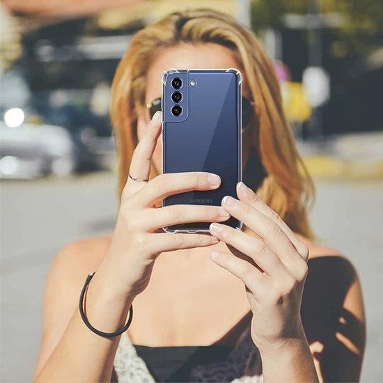 Lennexo Anti Shock Hoesje voor Samsung Galaxy S22