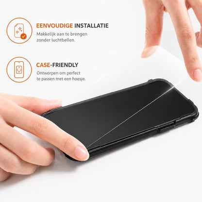 Lennexo tempered glass screenprotector voor iPhone 15 Pro Max