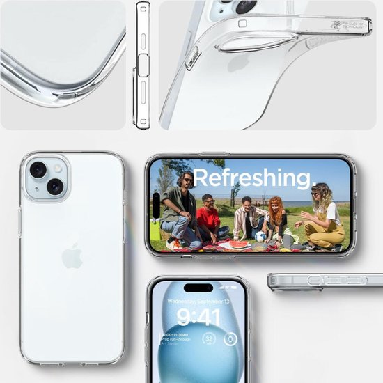 Spigen Liquid Crystal iPhone 15 hoesje