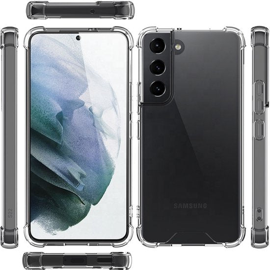 Anti-shock hoesje met screenprotector voor Samsung S21 FE