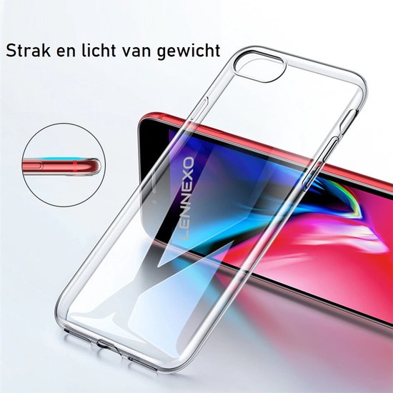 Lennexo iPhone SE hoesje en screenprotector combi