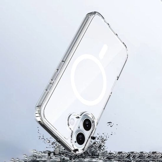 Lennexo iPhone 16 magnetisch siliconen hoesje