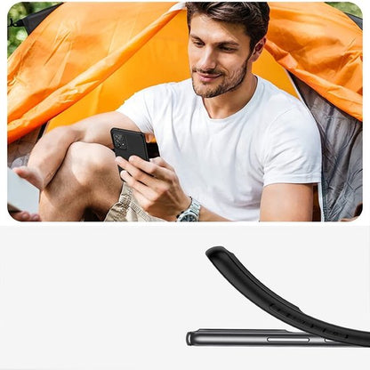iPhone 11 Pro Max siliconen hoesje met privacy screenprotector