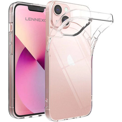 Lennexo transparant siliconen hoesje voor iPhone 13 Mini