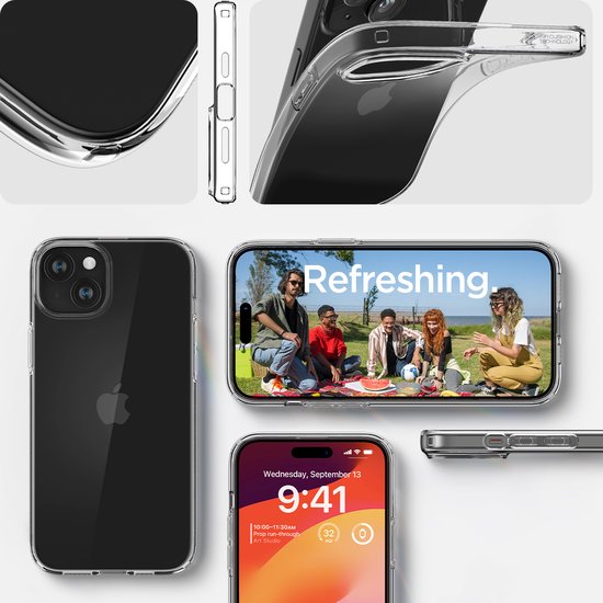 Spigen Liquid Crystal iPhone 15 hoesje
