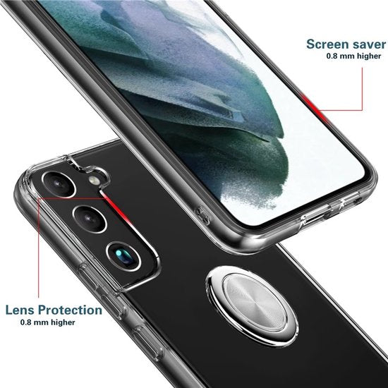 Armordrop hoesje met ring voor Samsung S22