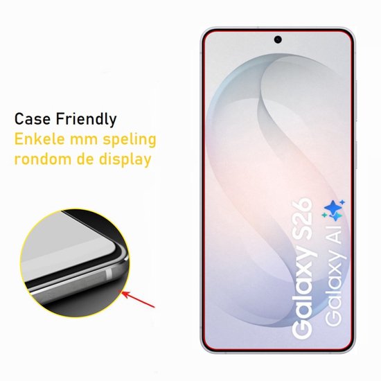 Lennexo screenprotector voor Samsung Galaxy S26