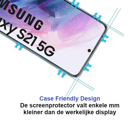 Armordrop screenprotector voor Samsung S21