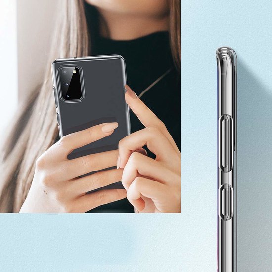Lennexo transparant hoesje voor Samsung Galaxy S20 Plus